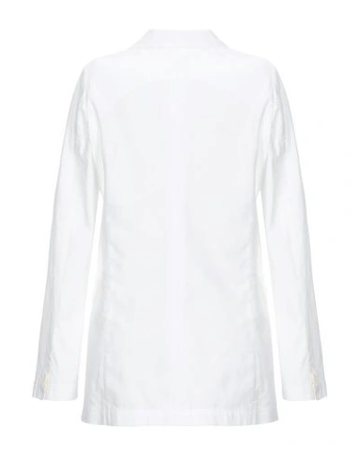 Shop Mm6 Maison Margiela Suit Jackets In White