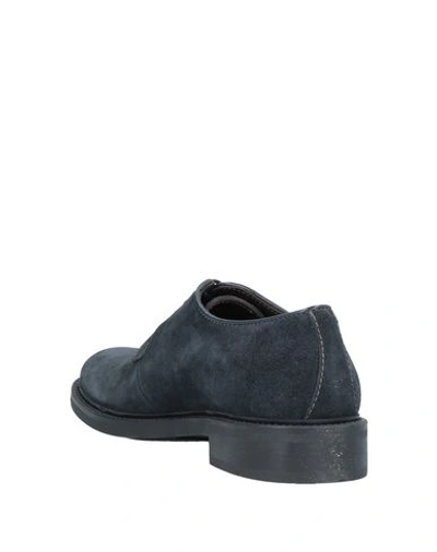 Shop A.testoni Laced Shoes In Dark Blue