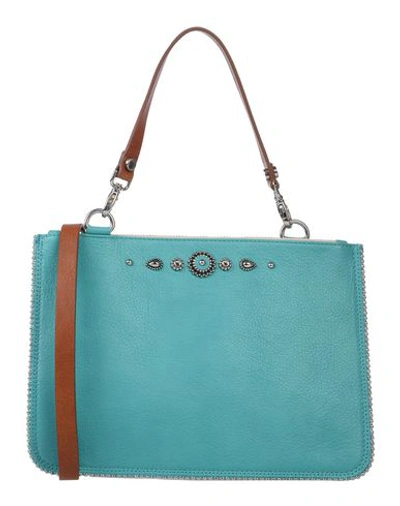 Shop Nanni Handbag In Turquoise
