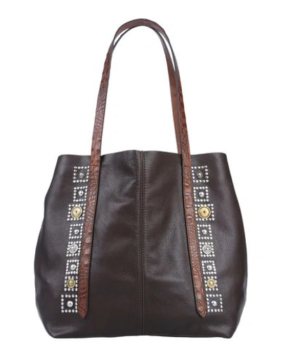 Shop Nanni Handbag In Dark Brown