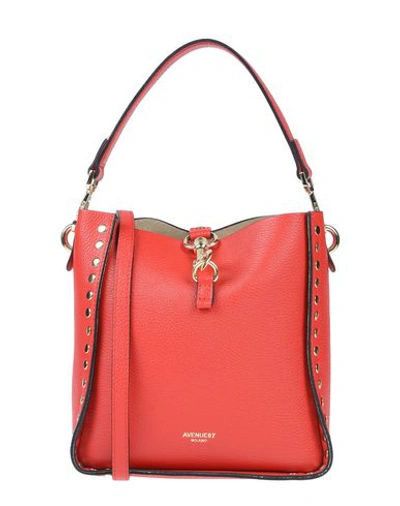 Shop Avenue 67 Handbag In Red