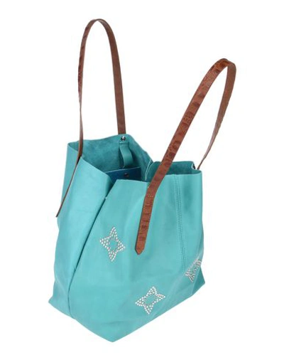 Shop Nanni Handbag In Turquoise