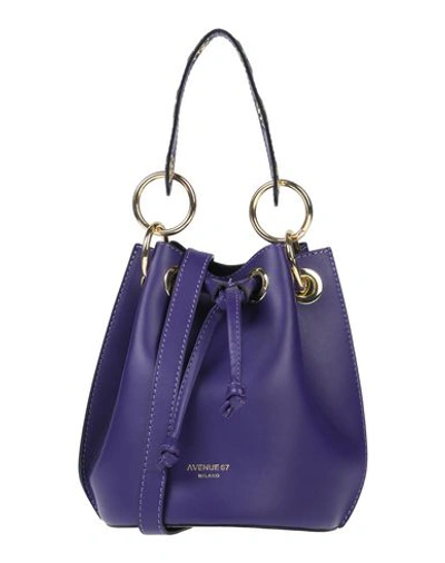 Shop Avenue 67 Handbag In Purple