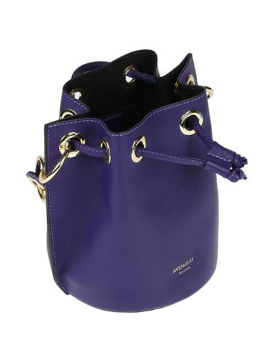 Shop Avenue 67 Handbag In Purple