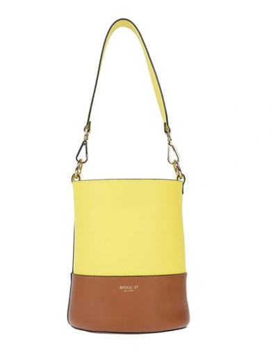 Shop Avenue 67 Shoulder Bag In Yellow