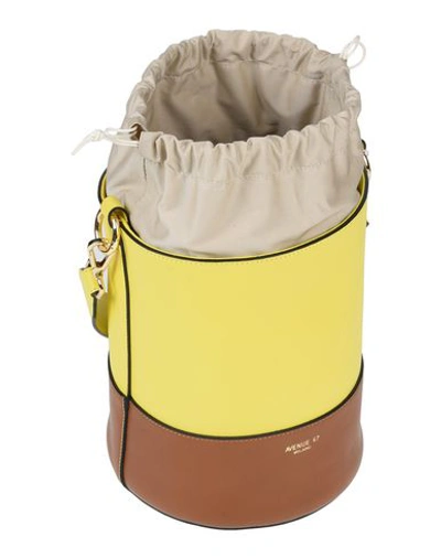 Shop Avenue 67 Shoulder Bag In Yellow