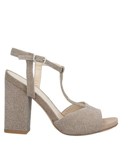 Shop Wo Milano Sandals In Dove Grey