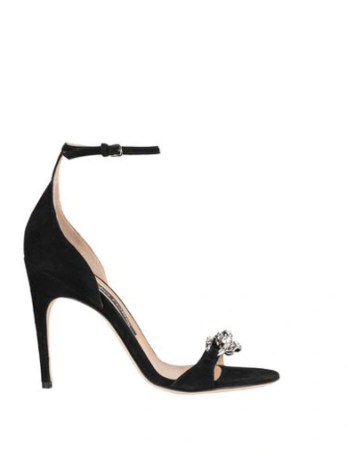 Shop Sergio Rossi Sandals In Black