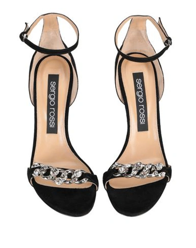 Shop Sergio Rossi Sandals In Black