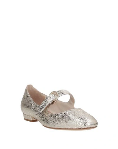 Twinset Ballet Flats In Grey