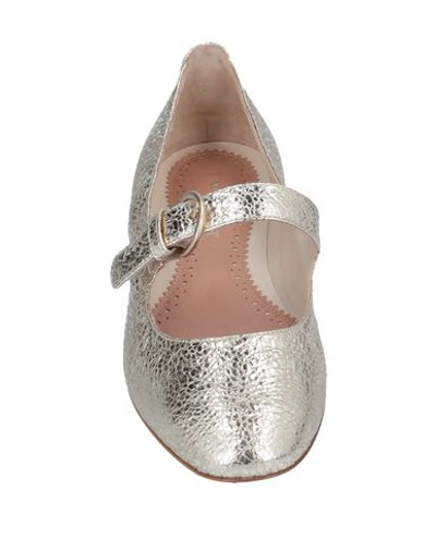Twinset Ballet Flats In Grey