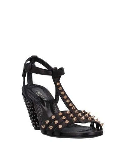Twinset Sandals In Black | ModeSens