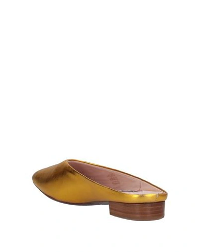 Shop Alexa Chung Mules And Clogs In Gold