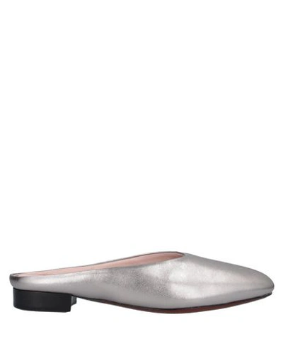 Shop Alexa Chung Mules And Clogs In Silver