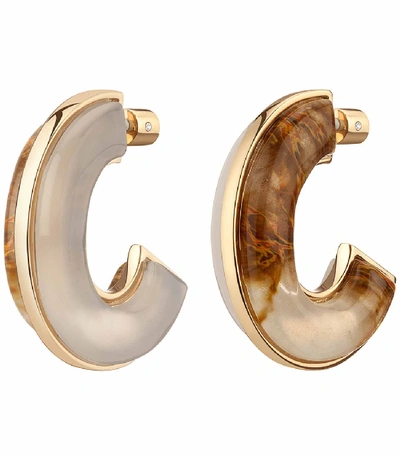 Shop Demarson Bianca Earrings In Gold Multi