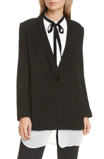 Shop Club Monaco Peyton Tuxedo Blazer In Black