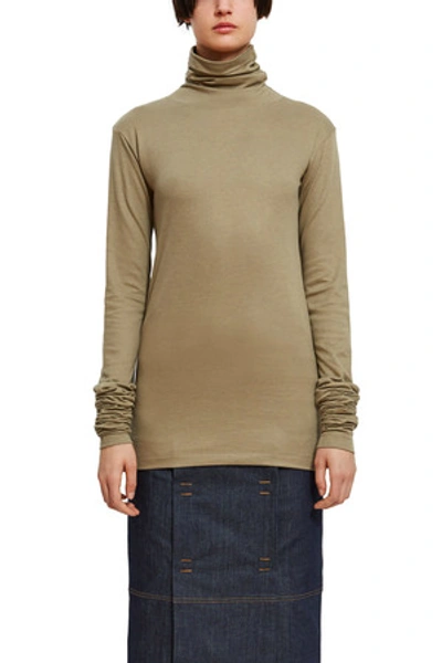 Shop Lemaire Opening Ceremony Turtleneck Sweater In Artichoke