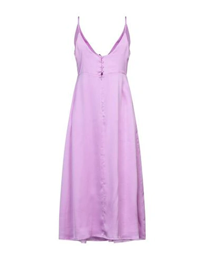 Shop Glamorous Midi Dress In Lilac