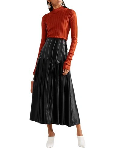 Shop Beaufille Long Skirts In Black