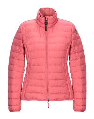 Shop Parajumpers Down Jackets In Salmon Pink