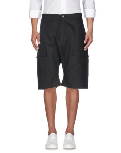 Shop Tom Rebl Bermudas In Black