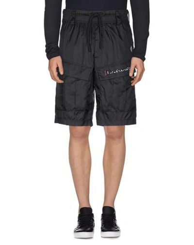 Marcelo Burlon County Of Milan Marcelo Burlon Man Shorts & Bermuda Shorts Black Size 32 Polyamide, Polyester In Black
