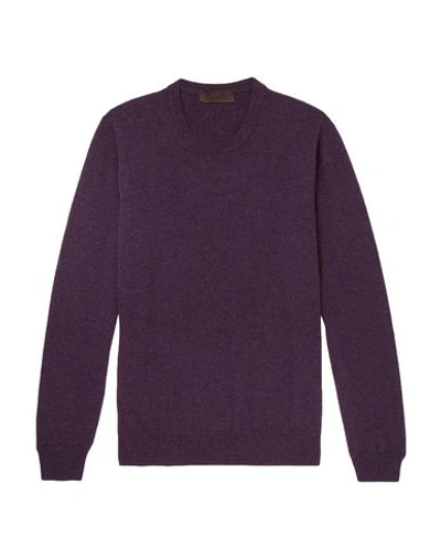 Shop Altea Cashmere Blend In Purple