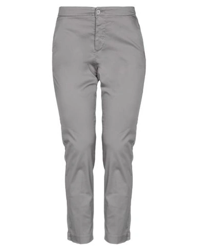 Shop European Culture Casual Pants In Grey