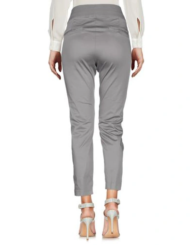 Shop European Culture Casual Pants In Grey