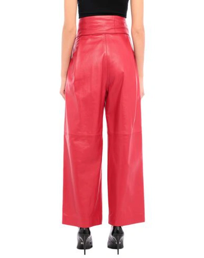 Shop Carmen March Casual Pants In Red