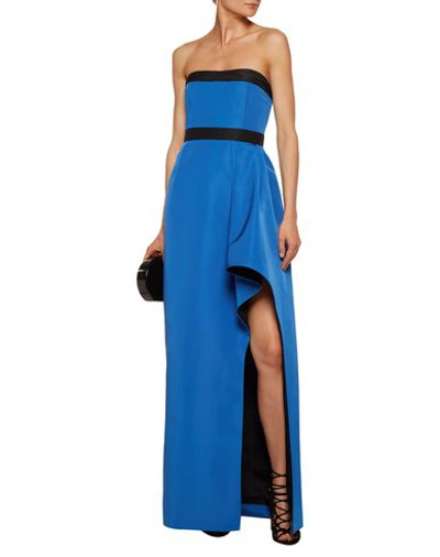 Shop J Mendel Short Dress In Blue