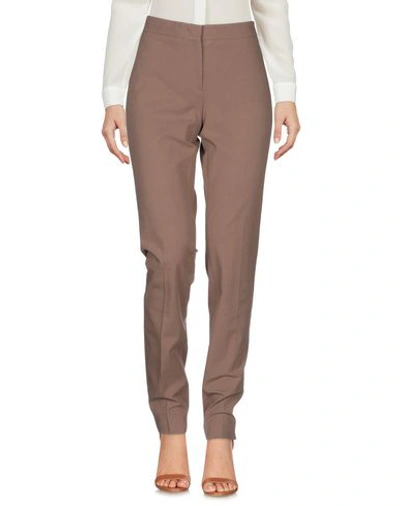 Shop Incotex Casual Pants In Light Brown