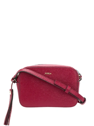 Shop Furla Mini Camera Bag In Red
