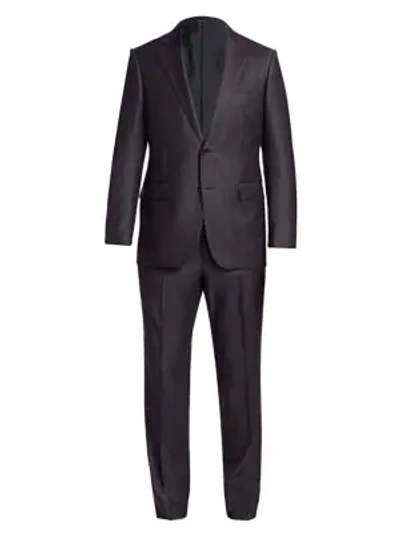 Shop Ermenegildo Zegna Trofeo Basic Wool Suit In Grey