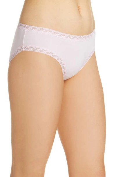 Shop Natori Bliss Cotton Girl Briefs In Cotton Candy