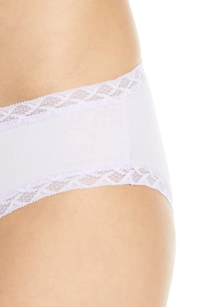 Shop Natori Bliss Cotton Girl Briefs In Lilac