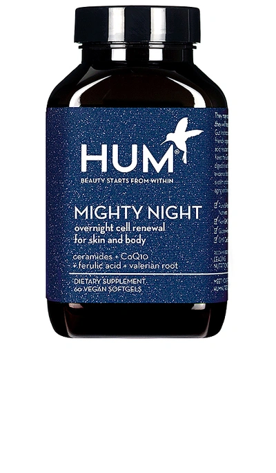 Hum Nutrition Mighty Night™ Overnight Renewal Supplement With Ceramides, Coq10, & Ferulic Acid 60 Vegan Softgels In N,a