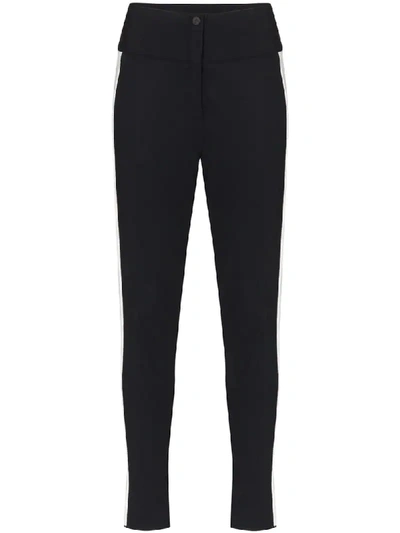 Shop Fusalp Millesime Contrast Stripe Ski Pants In Black