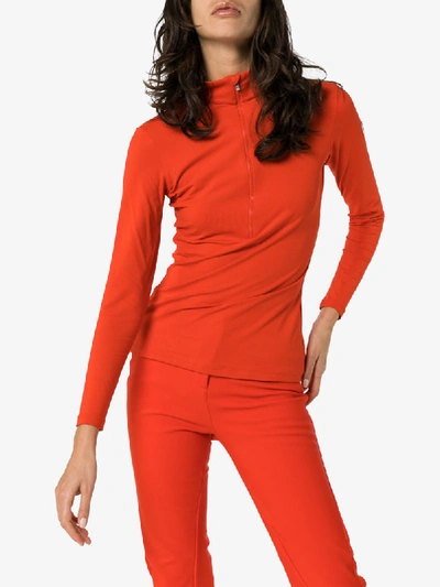 Shop Fusalp Gemini Iii Long-sleeved Top In Red