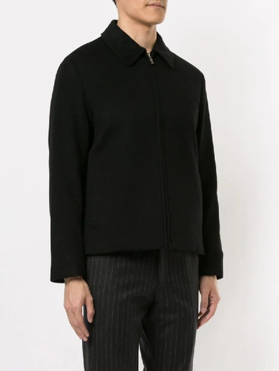 Shop Gieves & Hawkes Cashmere Shirt Jacket In Black