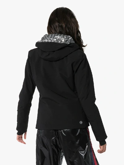 Shop Colmar Insulated Hooded Jacket In Black