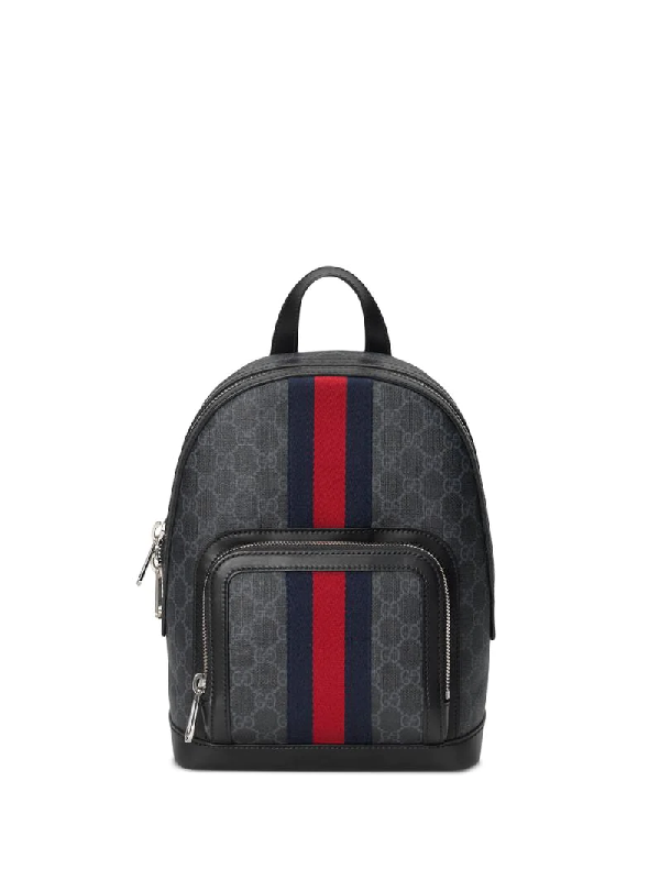 grey gucci backpack