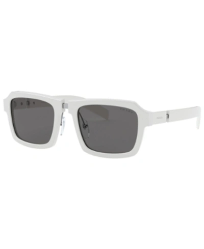 Shop Prada Men's Sunglasses, Pr 09xs In White/grey