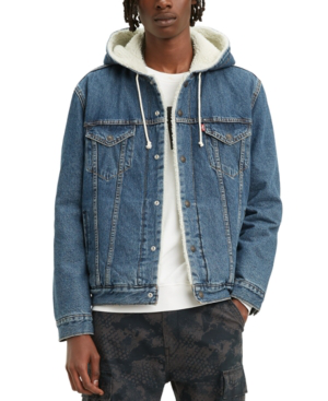 levis jean jacket hoodie