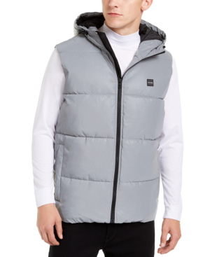 reflective puffer jacket calvin klein