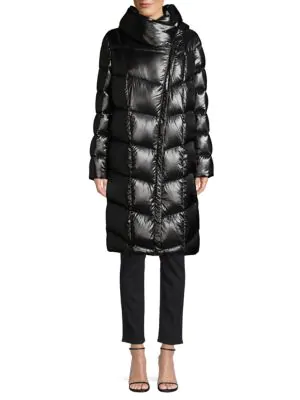 donna karan puffer coat