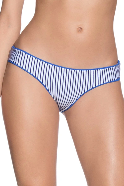 Shop Maaji Azure Sublime Reversible Swim Bottoms In Blue