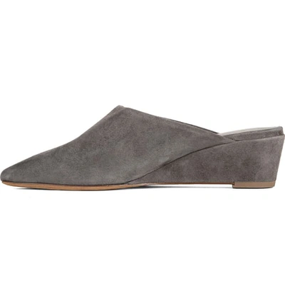 Shop Vince Baxley Mule In Moleskine Suede