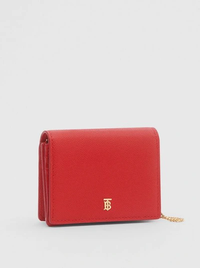 Shop Burberry Gra In Bright Red