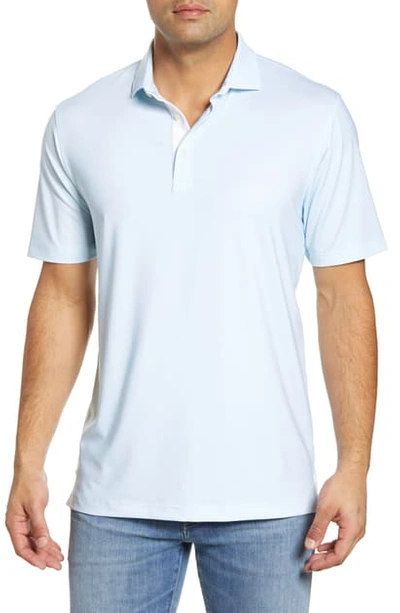 Shop Johnnie-o Robben Classic Fit Performance Polo In Gulf Blue
